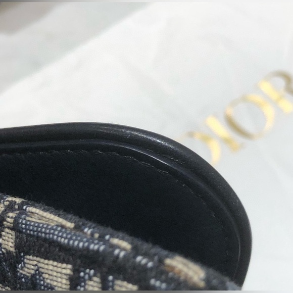 CHRISTIAN DIOR SADDLE NAVY SHOULDER FLAP WOC CHEST BELT POUCH BAG D RING - Picture 12 of 13